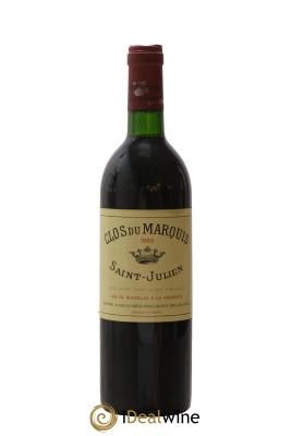 Price estimate Clos du Marquis 1993 Bordeaux red