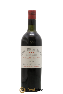 Pauillac Grand vin de Rosiers Château Haut Bages