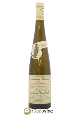 Alsace Gewurztraminer Grand Cru Furstentum Vendanges Tardives Weinbach (Domaine)