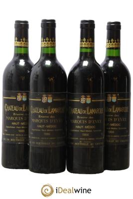 Château de Lamarque Cru Bourgeois Réserve des Marquis d'Evry