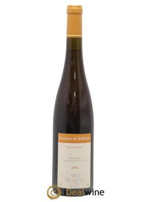 Jasnières Calligramme Domaine de Bellivière