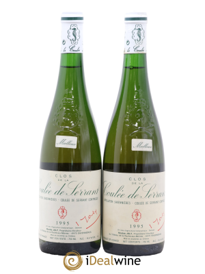 Savennières Clos de la Coulée de Serrant Moelleux Vignobles de la Coulée de Serrant - Nicolas Joly