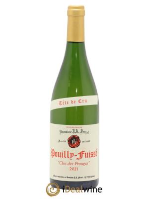 Pouilly-Fuissé Tête de Cru Clos des Prouges J.A. Ferret (Domaine)