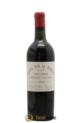 Pauillac Vieux Rosiers Château Haut Bages Liberal