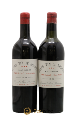 Pauillac Vieux Rosiers Château Haut Bages Liberal