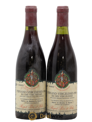 Pernand-Vergelesses 1er Cru Les Vergelesses Rapet Père & Fils Tastevinage