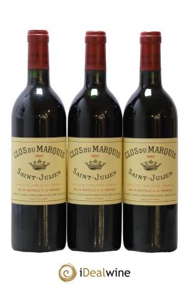 Price estimate Clos du Marquis 1993 Bordeaux red