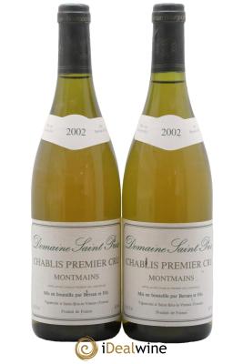 Chablis 1er Cru Montmains Domaine Saint Prix Bersan Et Fils