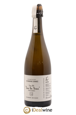 Brut Nature Blanc de Noirs Sous les Trous Vigne de Bonneil Alexandre Grimée