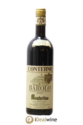 Barolo DOCG Riserva Monfortino Giacomo Conterno