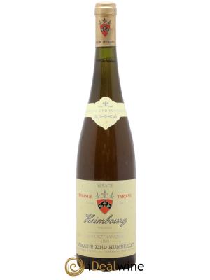 Alsace Gewurztraminer Heimbourg Vendanges Tardives Zind Humbrecht
