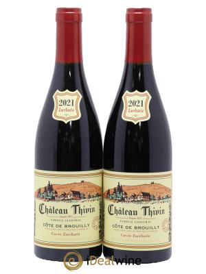 Côte de Brouilly Cuvée Zaccharie Château Thivin