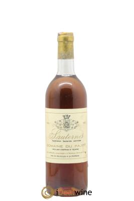 Sauternes Domaine Du Pajot
