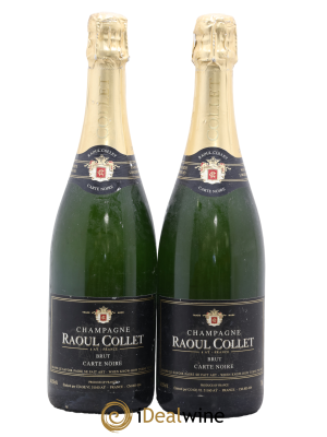 Champagne Carte Noire Raoul Collet