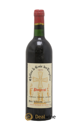 Pomerol Château La Croix Des Templiers.