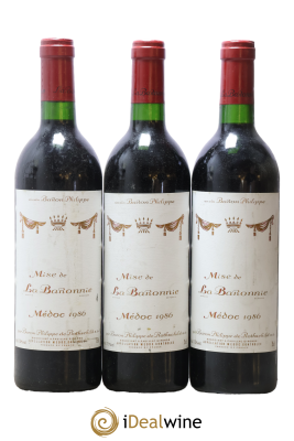 Médoc Mise de la Baronnie Baron Philippe de Rothschild