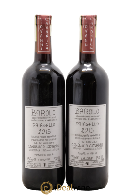 Barolo DOCG Paiagallo Giovanni Canonica