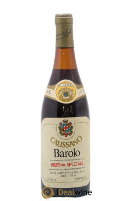 Barolo Riserva Speciale Calissano