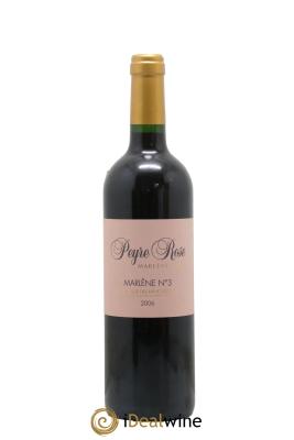 Vin de France (anciennement Coteaux du Languedoc) Peyre Rose Marlène n°3 Marlène Soria