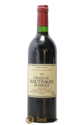 Château Haut Bages Averous Cru Bourgeois