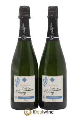 Champagne Cuvée tradition Brut Didier Savry