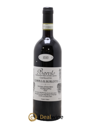 Barolo DOCG Castelletto Comm. Giovan Battista Burlotto