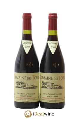 IGP Pays du Vaucluse (Vin de Pays du Vaucluse) Domaine des Tours Merlot-Syrah Emmanuel Reynaud 