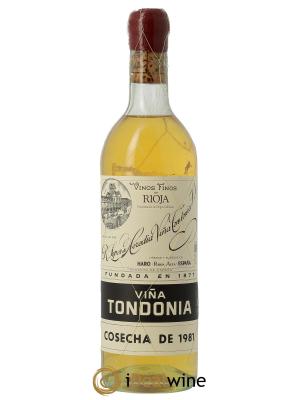 Rioja Gran Reserva Blanco Vina Tondonia R. Lopez de Heredia  