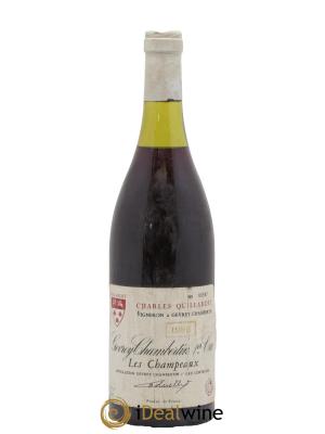 Gevrey-Chambertin 1er Cru Les Champeaux n°397 Charles Quillardet