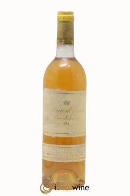 Château d' Yquem 1er Cru Classé Supérieur