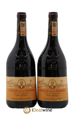 Châteauneuf-du-Pape Château de La Gardine Cuvée des Générations Gaston Philippe Famille Brunel