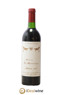 Médoc Mise de la Baronnie Baron Philippe de Rothschild