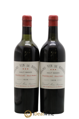 Pauillac Grand Vin de Rosiers Château Haut Bages