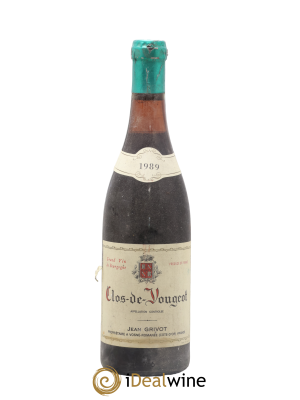 Clos de Vougeot Grand Cru Jean Grivot