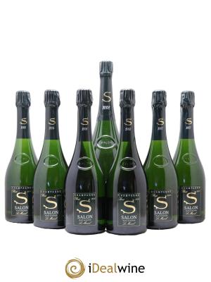 Caisse oenothèque Magnum 2008 et 6 bouteilles Salon