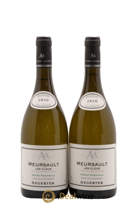 Meursault Les Clous Réserve Personnelle Mise Aegerter