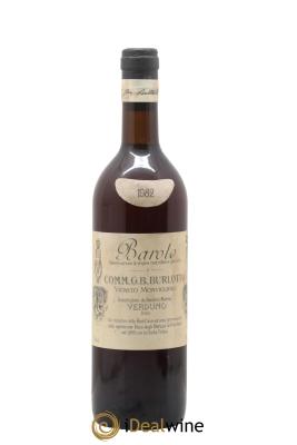 Barolo DOCG Monvigliero Comm. Giovan Battista Burlotto