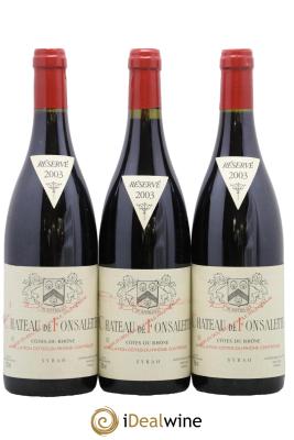 Côtes-du-Rhône Cuvée Syrah Château de Fonsalette