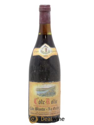 Côte-Rôtie Côte Blonde La Garde Dervieux Thaize