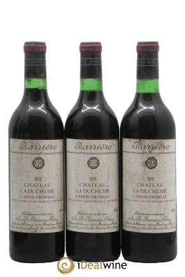 Canon-Fronsac Château La Duchesse A et R Barrière Frères