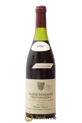 Vosne-Romanée 1er Cru Cros Parantoux Henri Jayer