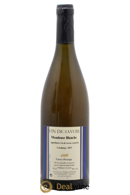 Vin de Savoie Mondeuse Blanche Philippe Grisard Cuvée Prestige