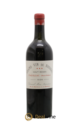 Pauillac Grand vin de Rosiers Château Haut Bages