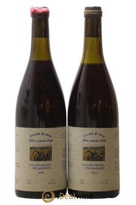 Vin de France Un Vin de Terre Libre comme l'Air Le Clair Obscur…des Gasneries Josette Medau & Pierre Weyand