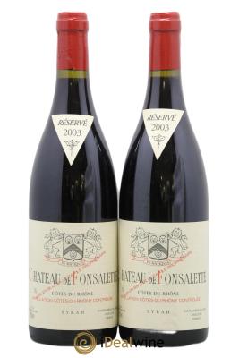 Côtes-du-Rhône Cuvée Syrah Château de Fonsalette
