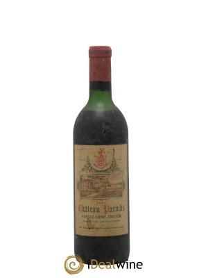 Bordeaux Parsac Saint Emilion Château Paradis