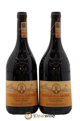 Châteauneuf-du-Pape Château de La Gardine Cuvée des Générations Gaston Philippe Famille Brunel