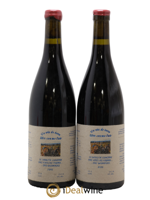 Vin de France Un vin de Terre Libre comme l'Air Le Sang de Lumière des Vieilles Vignes ... des Gasneries Josette Medau & Pierre Weyand