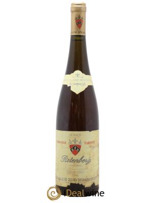 Alsace Pinot Gris Rotenberg Vendanges Tardives Zind Humbrecht