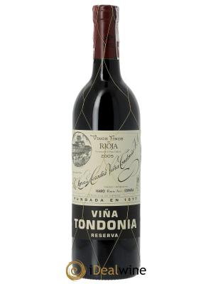 Rioja DOCA Reserva Vina Tondonia R. Lopez de Heredia